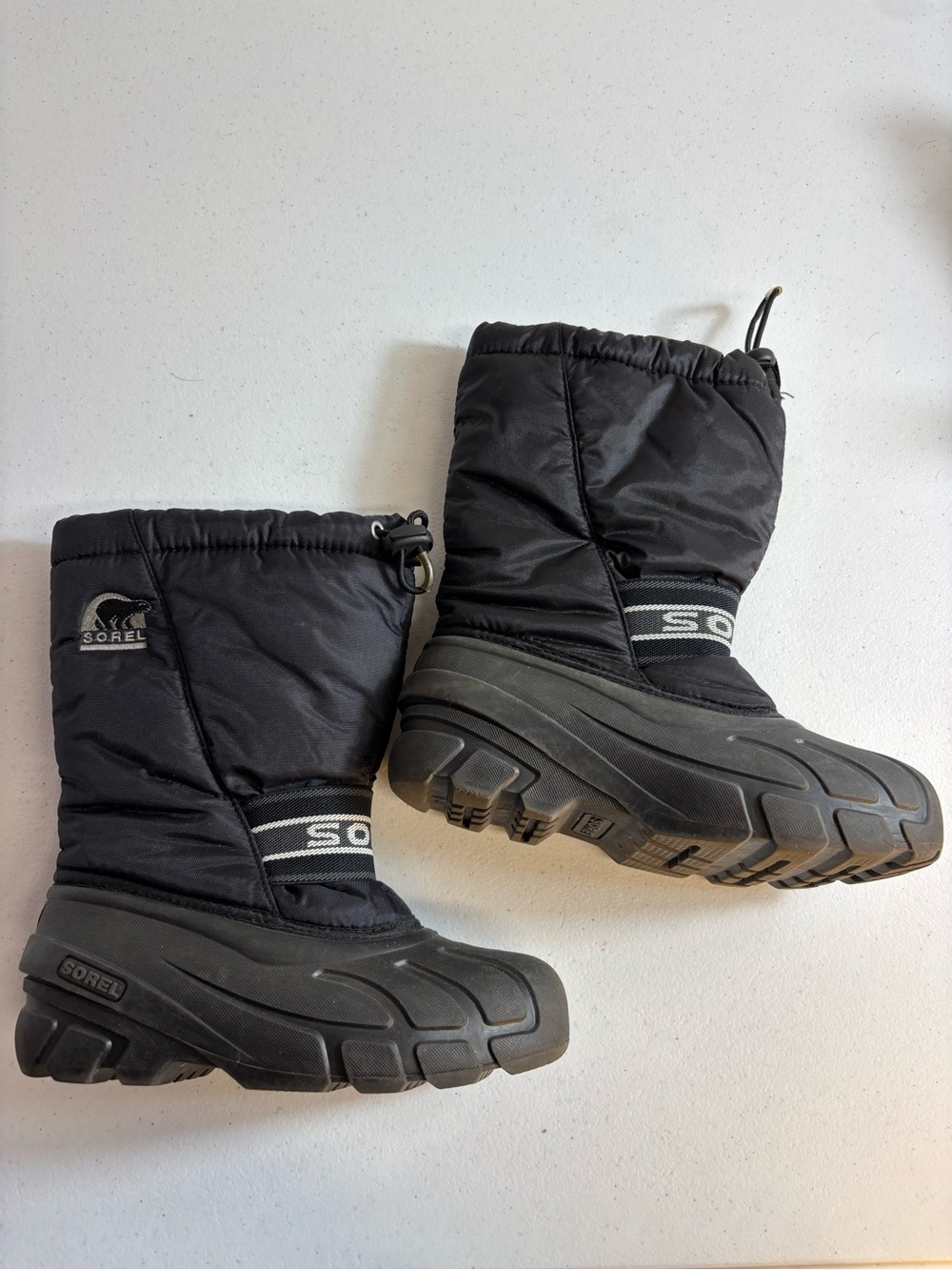 Sorel Cub kids' insulated snow boots youth size 2